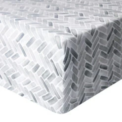 Copper Pearl Premium Knit Fitted Crib Sheet | Alta