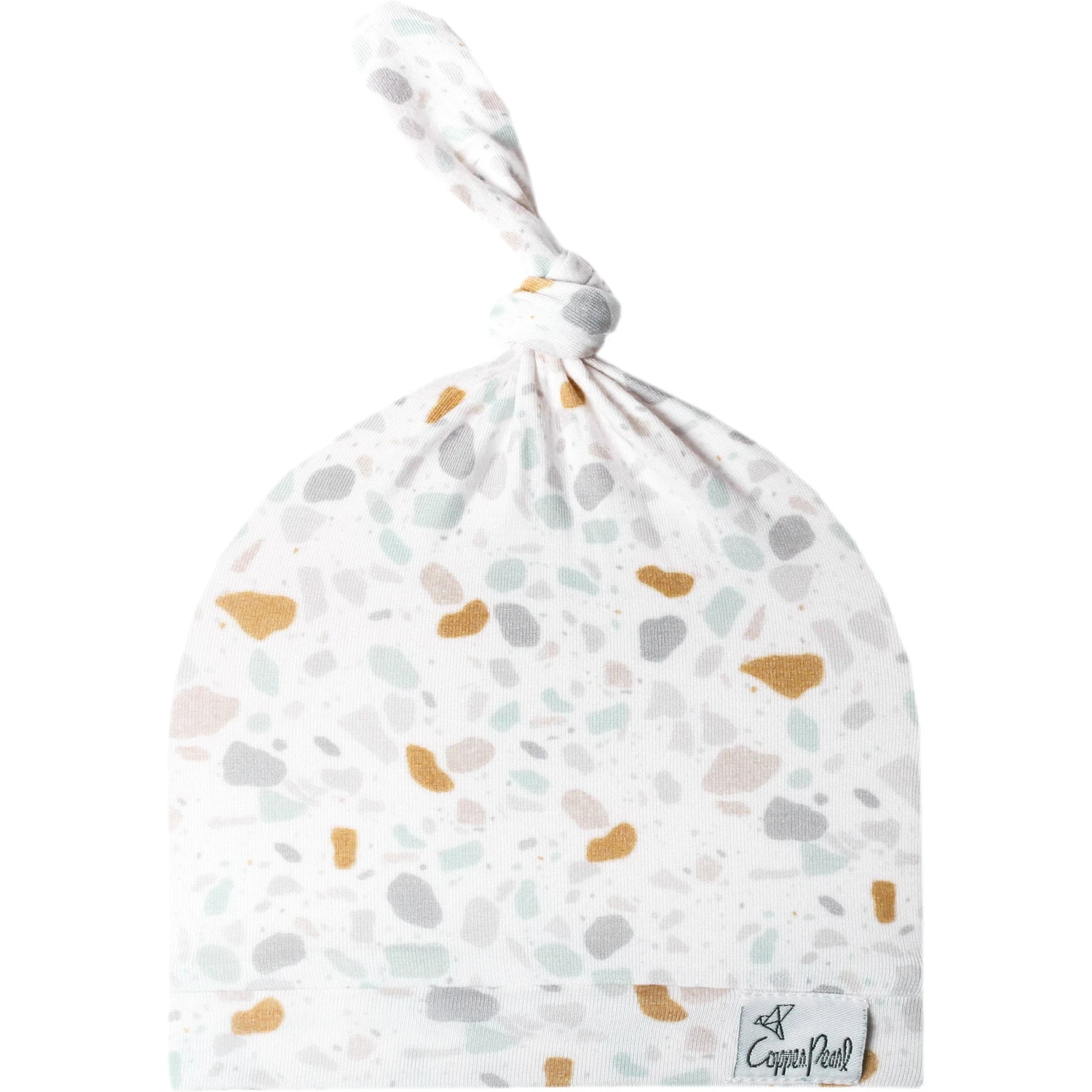 Copper Pearl Top Knot Hat | Arlo 3 Copper Pearl Top Knot Hat | Arlo