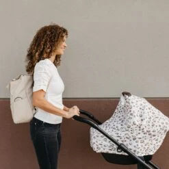 Copper Pearl Multi-Use Cover | Millie -The Baby's Crib BBNB21ACWEB 309