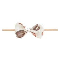 Copper Pearl Bowtie Nylon Bow | Blitz