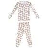 Copper Pearl 2-Piece Long Sleeve Pajama Set | Blitz 1 Copper Pearl 2-Piece Long Sleeve Pajama Set | Blitz -The Baby's Crib BlitzLSPjs