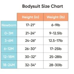 Copper Pearl Short Sleeve Bodysuit | Sandy -The Baby's Crib BodysuitSizeChart 01 01895128 9a44 4f37 ba65 632df9974768