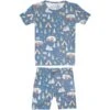 Copper Pearl 2-Piece Short Sleeve Pajama Set | Bridger -The Baby's Crib BridgerSSPJs