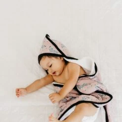 Copper Pearl Premium Knit Hooded Towel | Zella -The Baby's Crib CP1J21ACLSSWEB 159