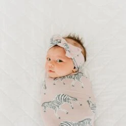 Copper Pearl Knit Headband Bow | Zella -The Baby's Crib CP1J21ACLSSWEB 337