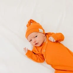 Copper Pearl Knotted Gown | Blaze -The Baby's Crib CP1J21ACLSSWEB 700 663bff86 b885 4f34 bdcc b3f77d27e362