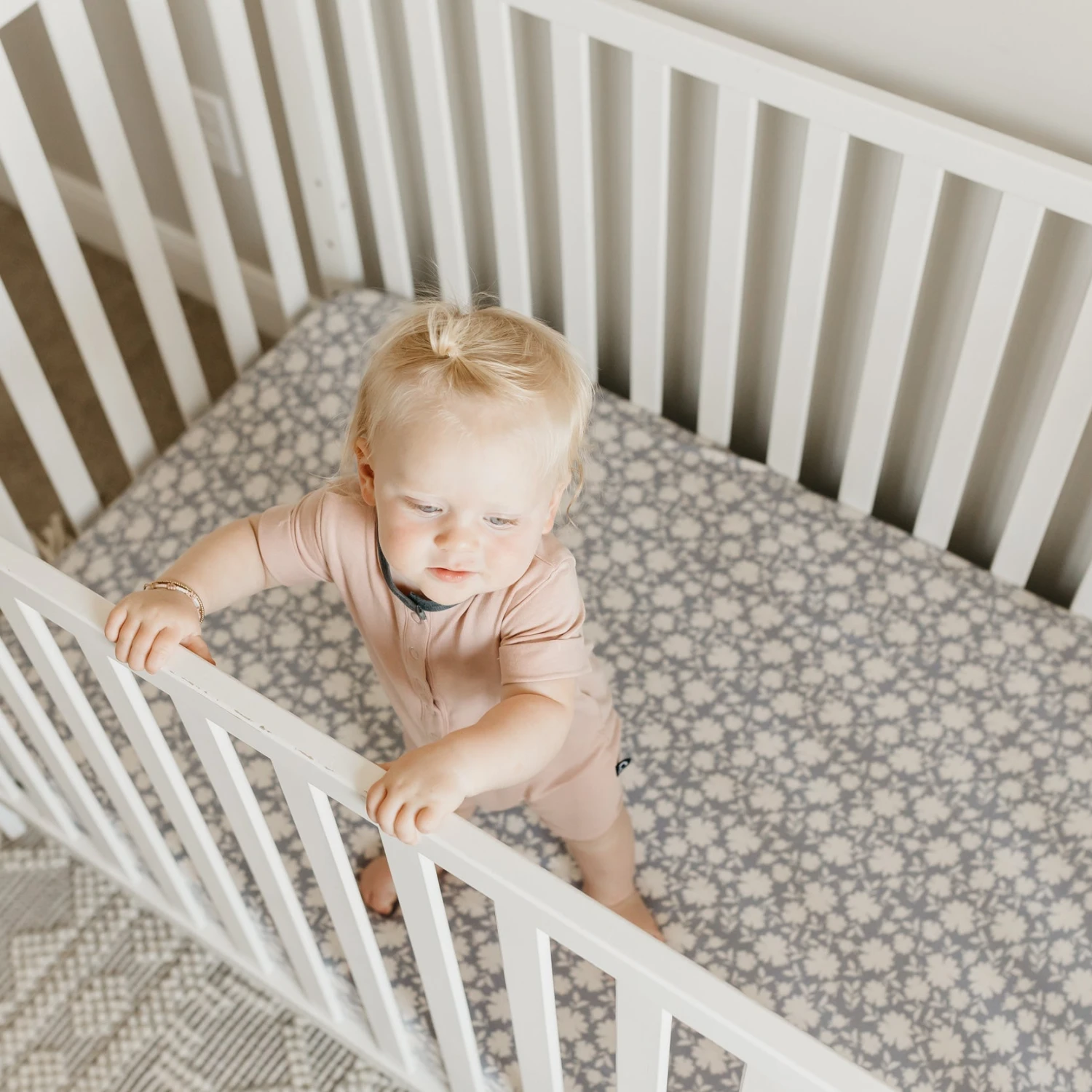 Copper Pearl Premium Knit Fitted Crib Sheet | Lacie 4 Copper Pearl Premium Knit Fitted Crib Sheet | Lacie - Image 2