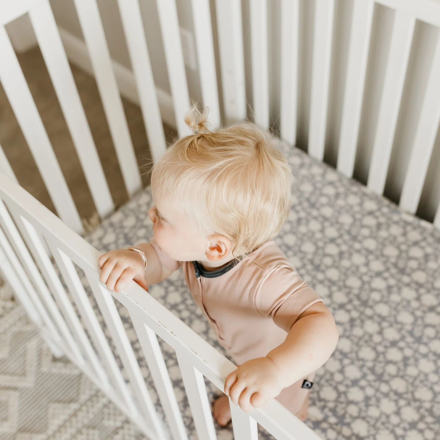 Copper Pearl Premium Knit Fitted Crib Sheet | Lacie 5 Copper Pearl Premium Knit Fitted Crib Sheet | Lacie - Image 3