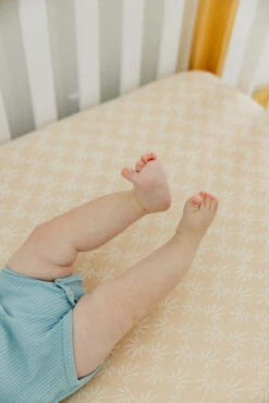 Copper Pearl Premium Knit Fitted Crib Sheet | Sol -The Baby's Crib CP3July23AC 255