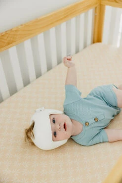 Copper Pearl Premium Knit Fitted Crib Sheet | Sol -The Baby's Crib CP3July23AC 262