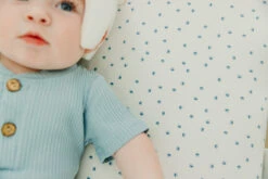 Copper Pearl Premium Knit Fitted Crib Sheet | Haze -The Baby's Crib CP3July23AC 272