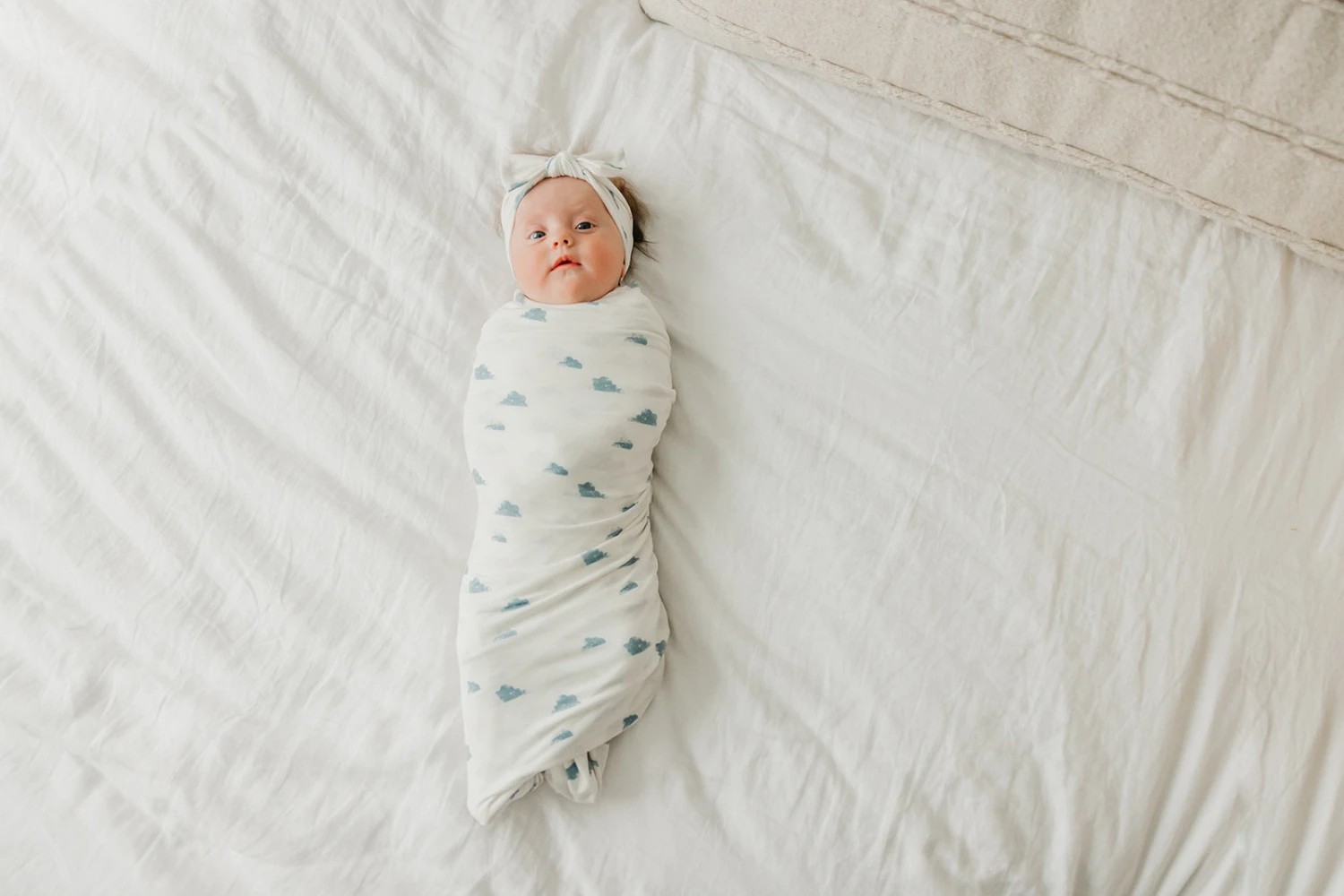 Copper Pearl Knit Headband Bow | Dream 5 Copper Pearl Knit Headband Bow | Dream - Image 3