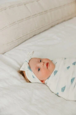 Copper Pearl Knit Headband Bow | Dream 10 Copper Pearl Knit Headband Bow | Dream -The Baby's Crib CP3July23AC 297