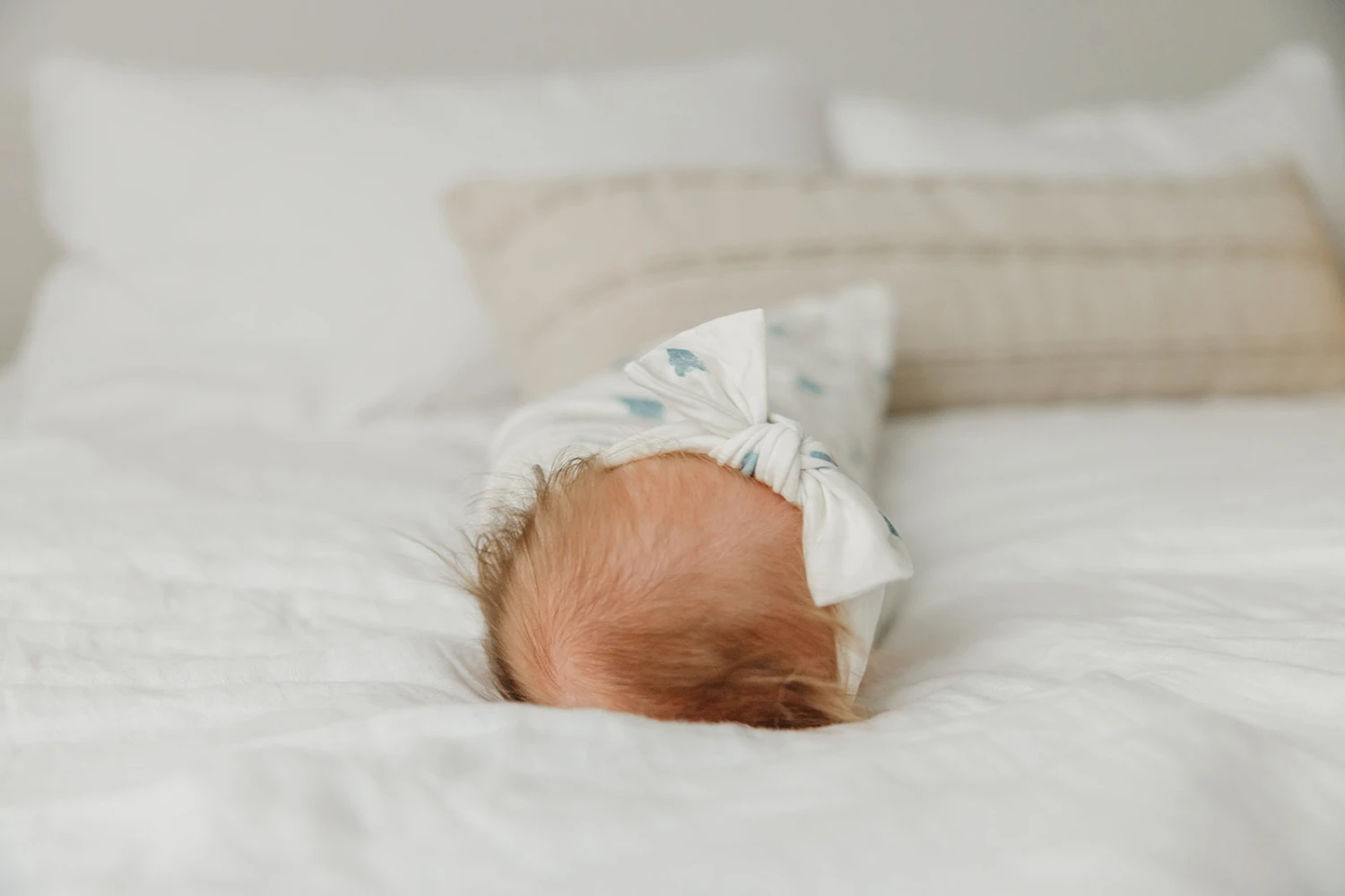 Copper Pearl Knit Headband Bow | Dream 7 Copper Pearl Knit Headband Bow | Dream - Image 5