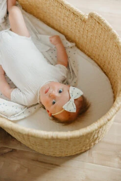 Copper Pearl Bowtie Nylon Bow | Haze -The Baby's Crib CP3July23AC 350