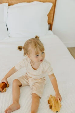 Copper Pearl 2-Piece Short Sleeve Pajama Set | Sol -The Baby's Crib CP3July23AC 69