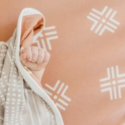 Copper Pearl Premium Knit Fitted Crib Sheet | Mesa -The Baby's Crib CP4WH21ACWEB 22copy