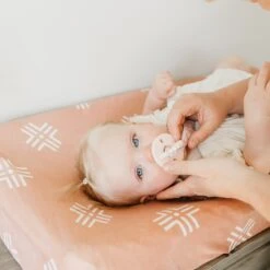 Copper Pearl Premium Knit Diaper Changing Pad Cover | Mesa -The Baby's Crib CP4WH21ACWEB 68