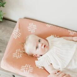 Copper Pearl Premium Knit Diaper Changing Pad Cover | Mesa -The Baby's Crib CP4WH21ACWEB 70