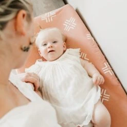 Copper Pearl Premium Knit Diaper Changing Pad Cover | Mesa -The Baby's Crib CP4WH21ACWEB 76