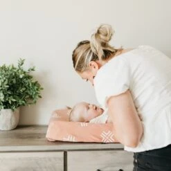 Copper Pearl Premium Knit Diaper Changing Pad Cover | Mesa -The Baby's Crib CP4WH21ACWEB 77