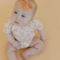 Copper Pearl Short Sleeve Bodysuit | Rue -The Baby's Crib CPA1023AC 345