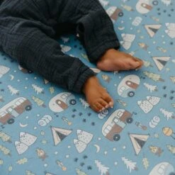 Copper Pearl Premium Knit Fitted Crib Sheet | Bridger -The Baby's Crib CPA1723ACWEB 115