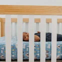 Copper Pearl Premium Knit Fitted Crib Sheet | Bridger -The Baby's Crib CPA1723ACWEB 119