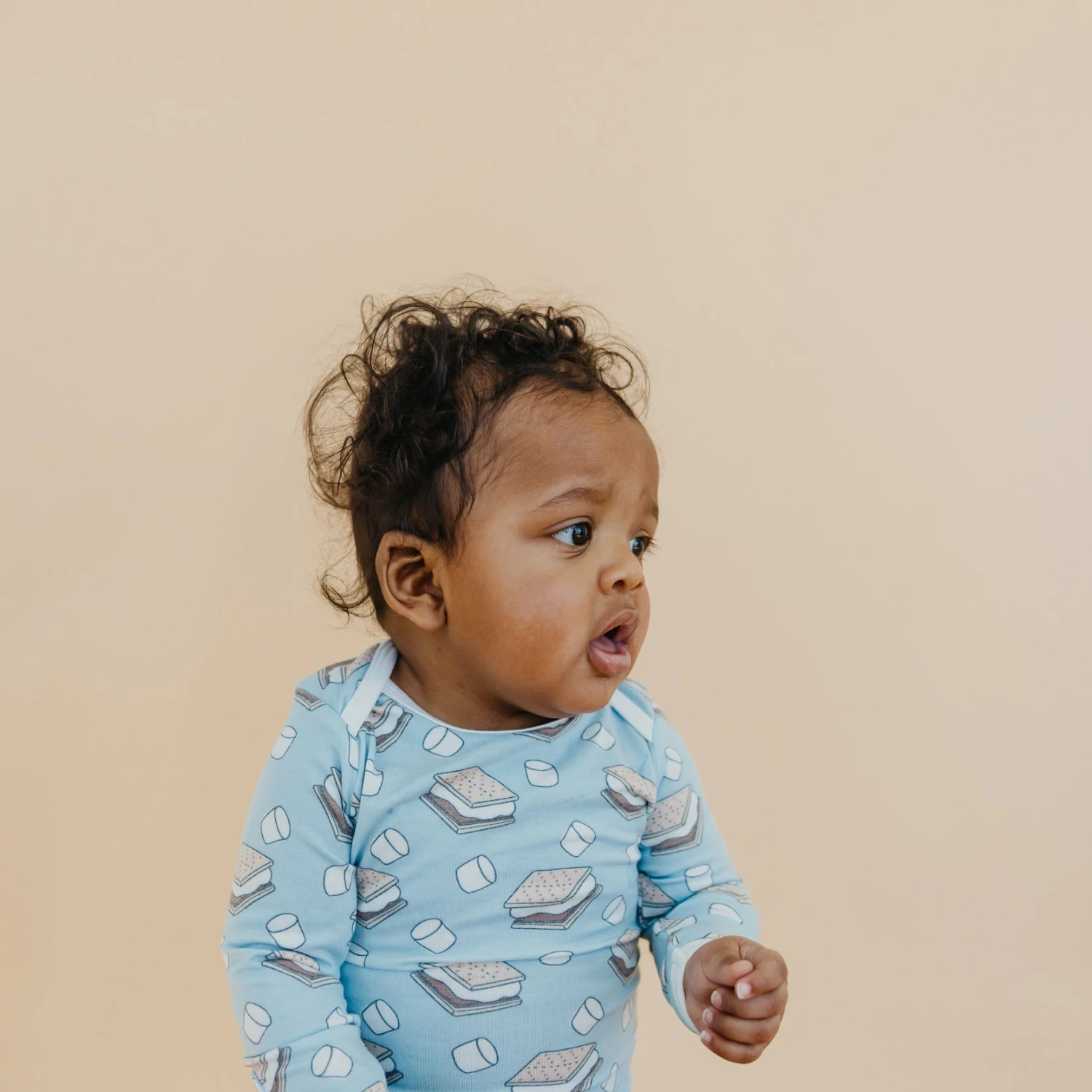 Copper Pearl Long Sleeve Bodysuit | S'mores 5 Copper Pearl Long Sleeve Bodysuit | S'mores - Image 3