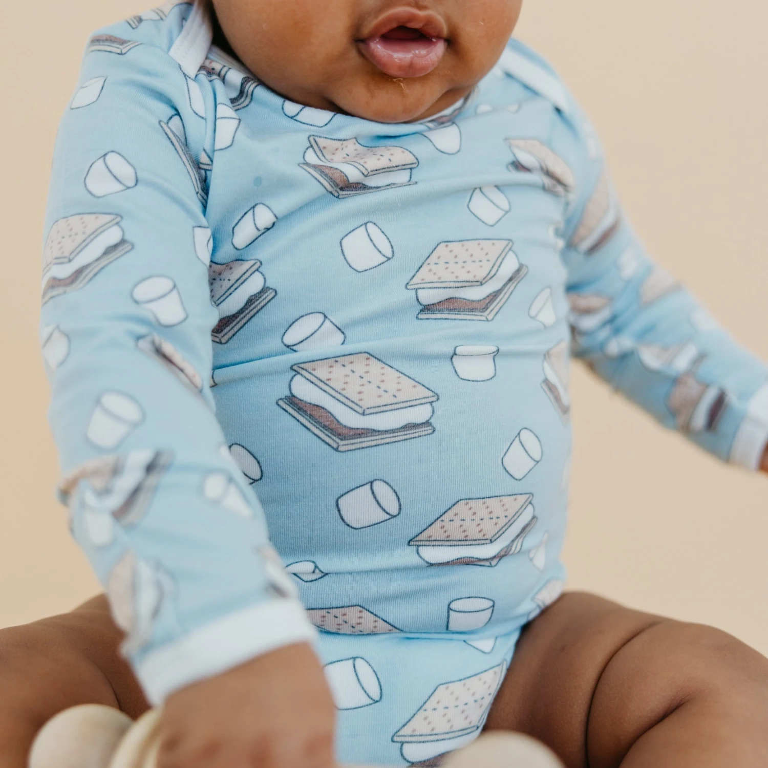 Copper Pearl Long Sleeve Bodysuit | S'mores 6 Copper Pearl Long Sleeve Bodysuit | S'mores - Image 4