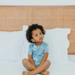 Copper Pearl 2-Piece Short Sleeve Pajama Set | Bridger -The Baby's Crib CPA1723ACWEB 53