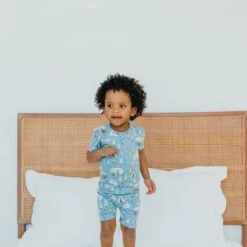 Copper Pearl 2-Piece Short Sleeve Pajama Set | Bridger -The Baby's Crib CPA1723ACWEB 56