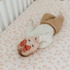 Copper Pearl Premium Knit Fitted Crib Sheet | Rue 12 Copper Pearl Premium Knit Fitted Crib Sheet | Rue -The Baby's Crib CPA1S23ACWEB 108