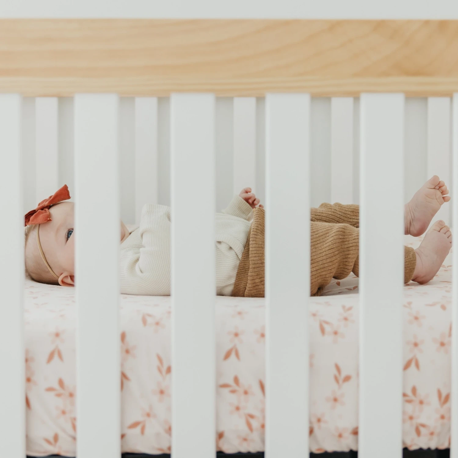 Copper Pearl Premium Knit Fitted Crib Sheet | Rue 8 Copper Pearl Premium Knit Fitted Crib Sheet | Rue - Image 6