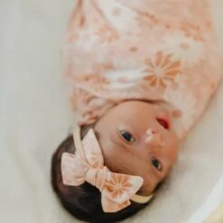 Copper Pearl Classic Nylon Bow | Penny -The Baby's Crib CPA1S23ACWEB 363