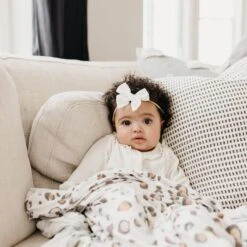 Copper Pearl Knit Swaddle Blanket | Millie -The Baby's Crib CPA321ACWEB 136