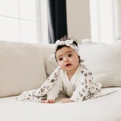 Copper Pearl Knit Swaddle Blanket | Millie -The Baby's Crib CPA321ACWEB 138