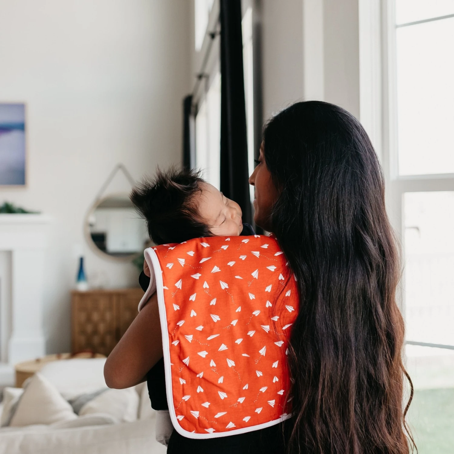 Copper Pearl Premium Burp Cloths | Ace 4 Copper Pearl Premium Burp Cloths | Ace - Image 2