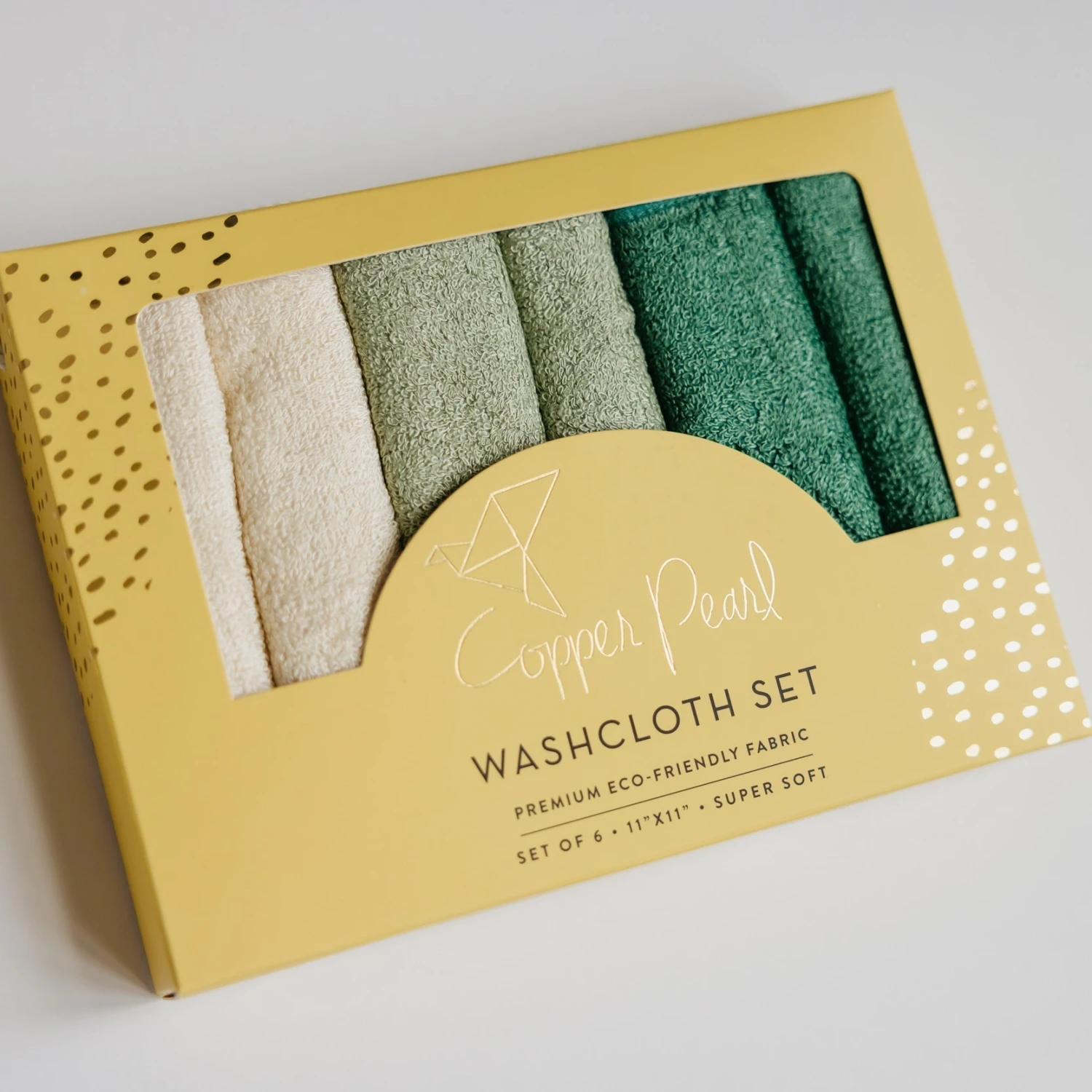 Copper Pearl 6 Ultra Soft Washcloths | Haven 4 Copper Pearl 6 Ultra Soft Washcloths | Haven - Image 2