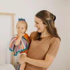 Copper Pearl Three-Layer Security Blanket Set | Serape -The Baby's Crib CPAugust22ACWEB 48