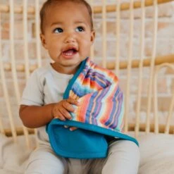 Copper Pearl Three-Layer Security Blanket Set | Serape -The Baby's Crib CPAugustSSt22ACWEB 545