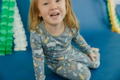 Copper Pearl 2-Piece Long Sleeve Pajama Set | Bengal -The Baby's Crib CPBENGAL23AC 21