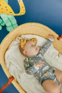 Copper Pearl Long Sleeve Bodysuit | Bengal -The Baby's Crib CPBENGAL23AC 235