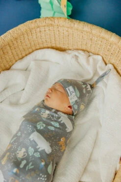 Copper Pearl Knit Swaddle Blanket | Bengal -The Baby's Crib CPBENGAL23AC 268
