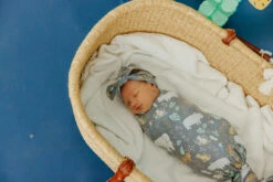 Copper Pearl Knit Headband Bow | Bengal -The Baby's Crib CPBENGAL23AC 275