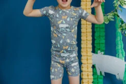 Copper Pearl 2-Piece Short Sleeve Pajama Set | Bengal 12 Copper Pearl 2-Piece Short Sleeve Pajama Set | Bengal -The Baby's Crib CPBENGAL23AC 54