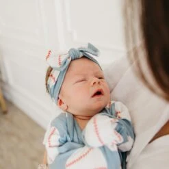 Copper Pearl Knit Headband Bow | Slugger -The Baby's Crib CPBLI22ACWEB 136copy c7b85b14 66ff 423b ab83 167358795999