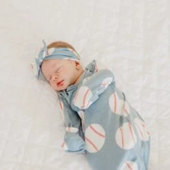 Copper Pearl Knotted Gown | Slugger -The Baby's Crib CPBLI22ACWEB 147 fd343119 a2ce 4176 a5c8 e5b4f0be5e52