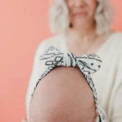 Copper Pearl Knit Headband Bow | Westyn -The Baby's Crib CPBSSA21ACWEB 131