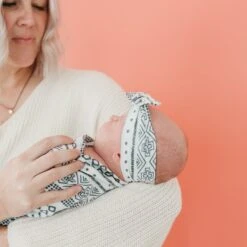 Copper Pearl Knit Headband Bow | Westyn -The Baby's Crib CPBSSA21ACWEB 134